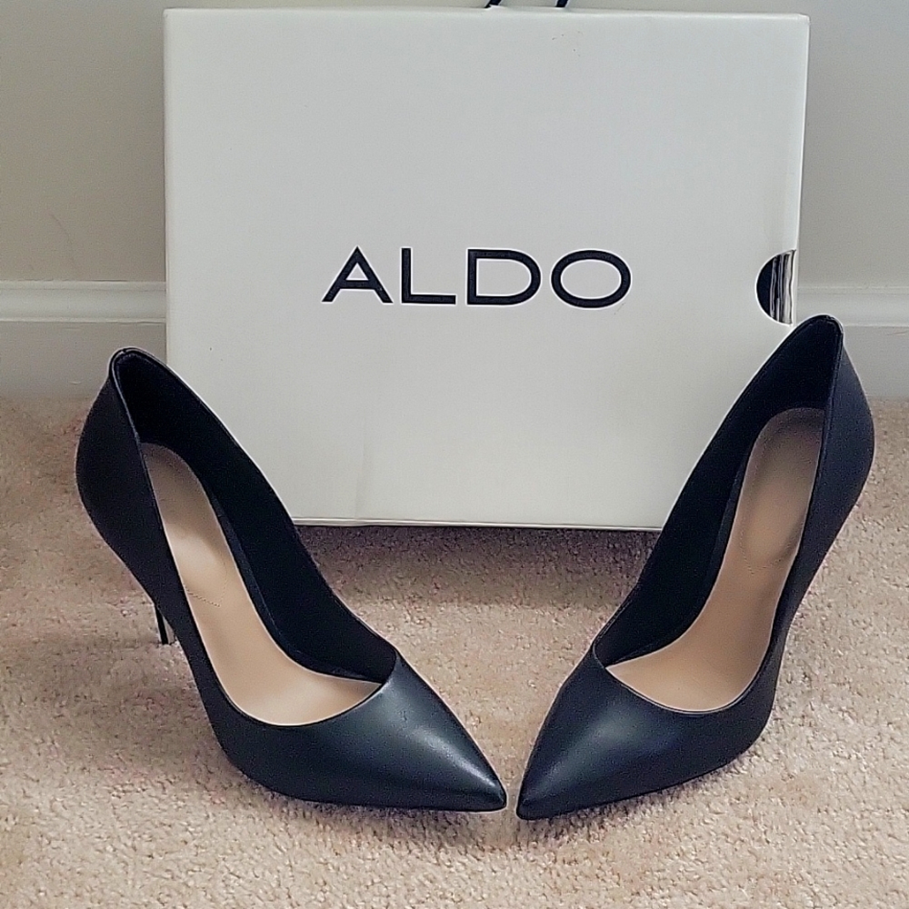 Black Aldo heels